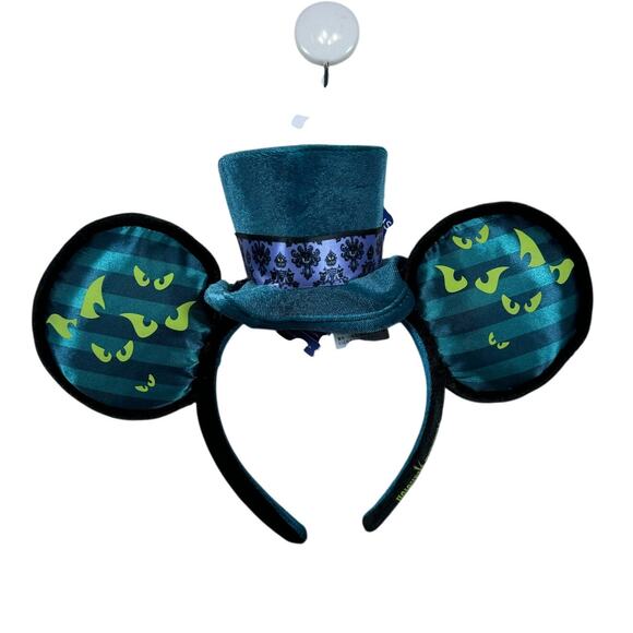 Disney World 50th Mickey Haunted Mansion Main Attraction Headband Ears NWT main image 4